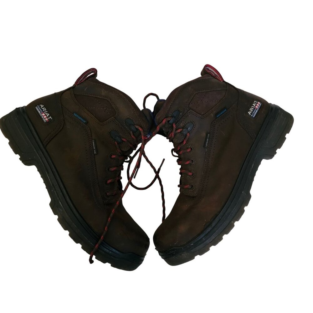 Ariat Turbo 6" USA Assembled Waterproof Composite Carbon Toe Work Boot Size 11EE - Picture 3 of 16